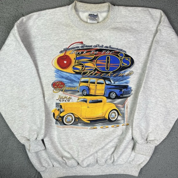 Gildan Other - Vintage Back To The 50s Minnesota Street Rod Racing Race Car Sweater Size XL